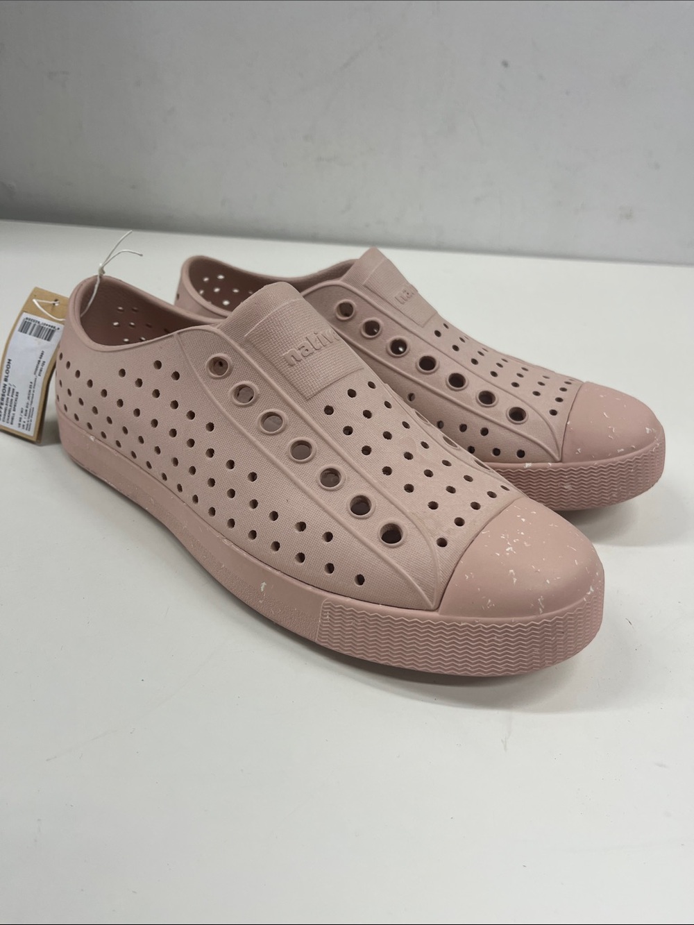 NWT Native Shoes Jefferson Bloom Chameleon Pink Shell Speckles Women’s Size 7